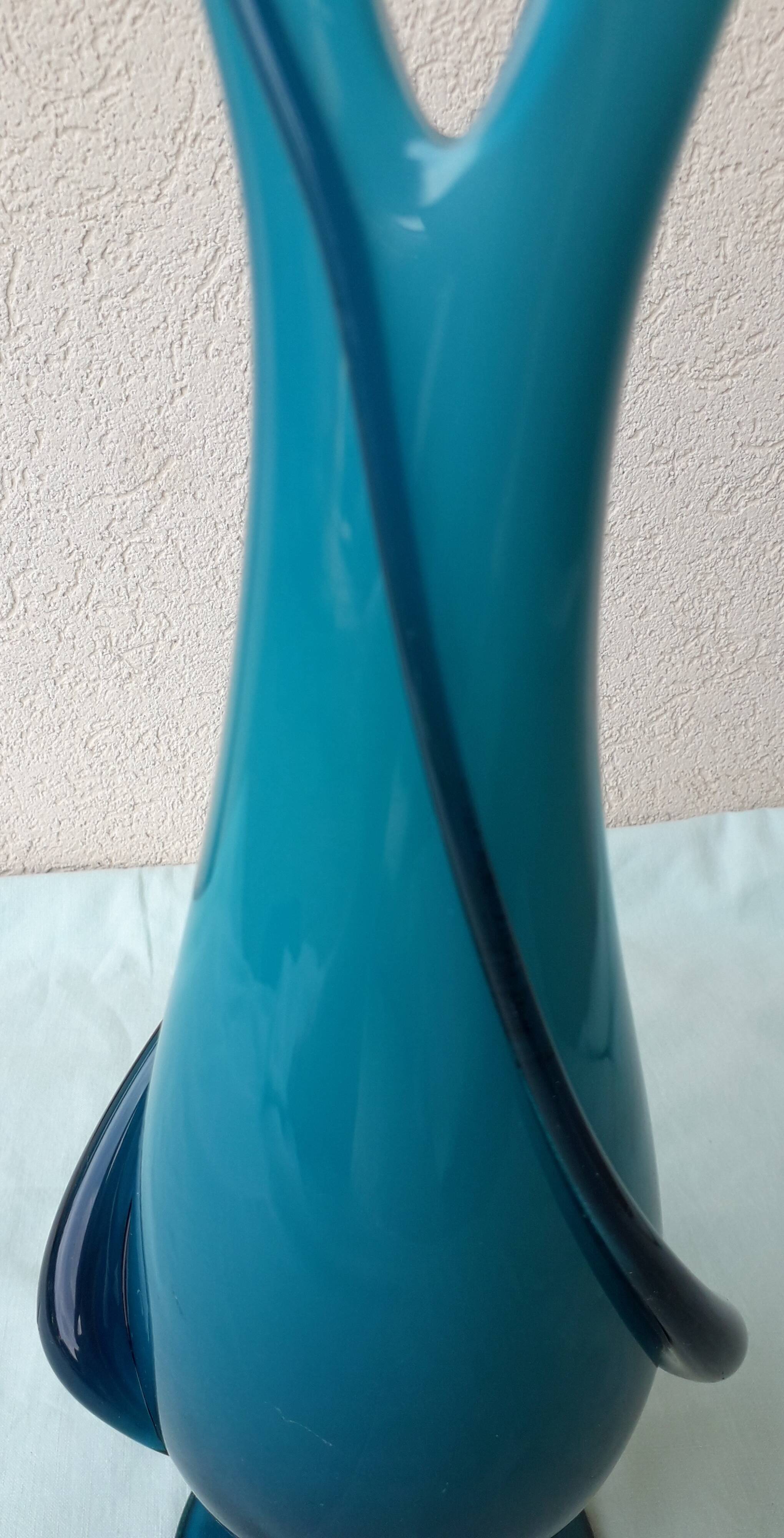 Murano glass vase Fratelli Toso