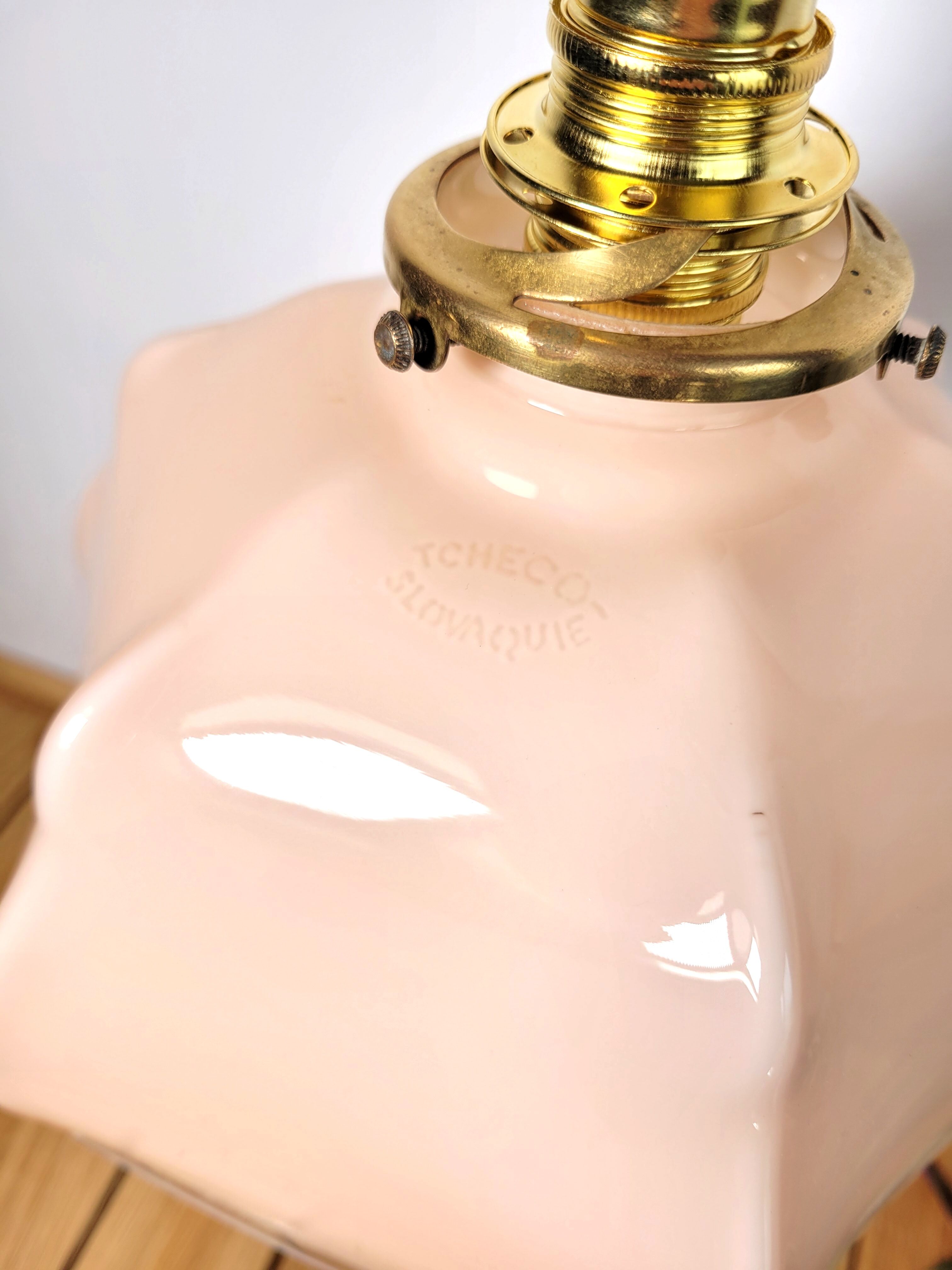 Pink ceiling lamp suspension lamp