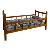 Dejou Vintage Wooden Dollbed 60s