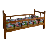 Dejou Vintage Wooden Dollbed 60s