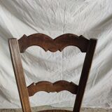 Mulched wooden chair