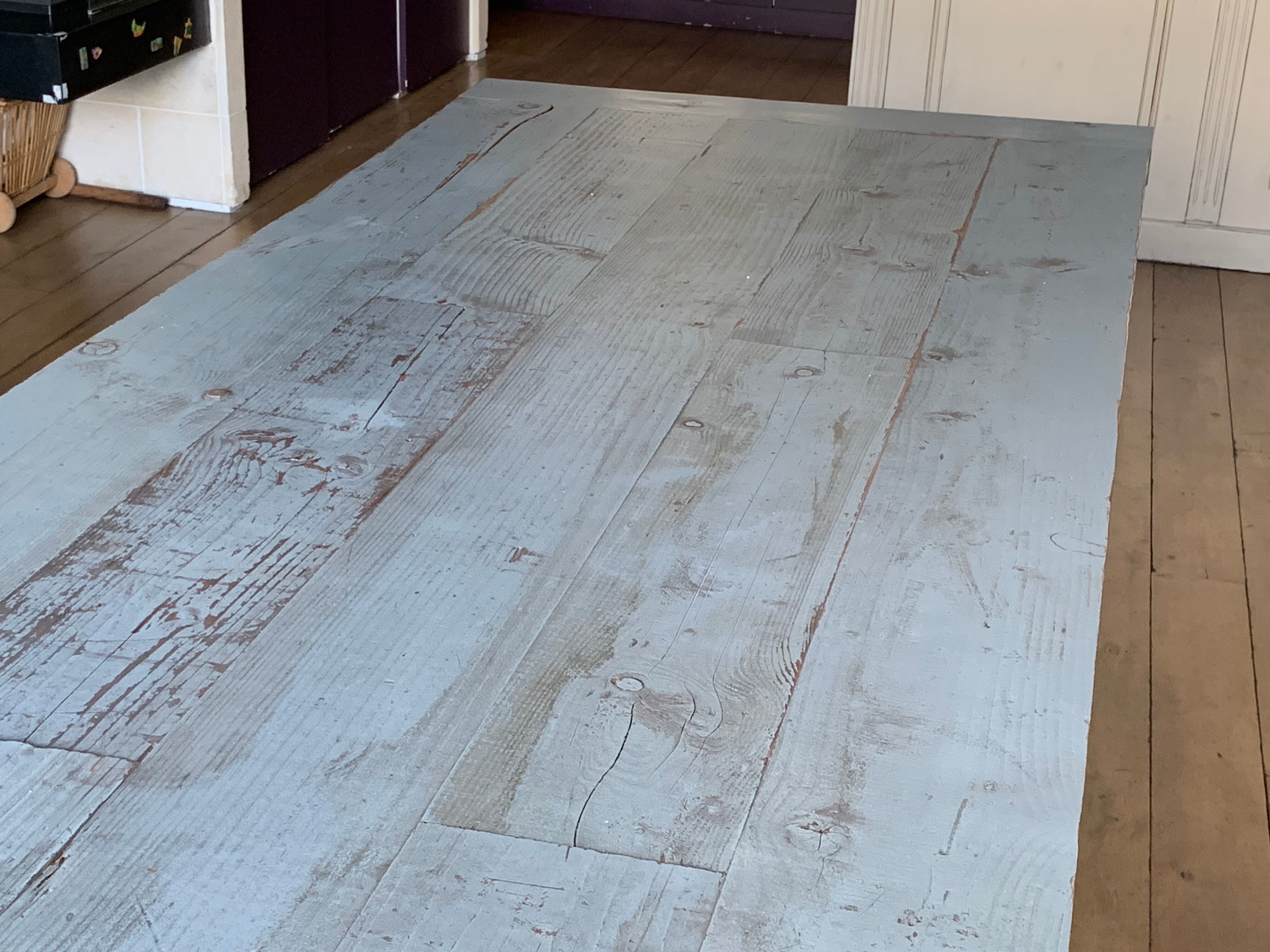 Industrial table for 10/12 people authentic