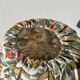 Vintage fabric ball wooden lamp