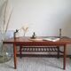 Scandinavian coffee table circa 1960 - by F. Ohlsson in teak (model Sesam, brand Tingstrom)