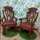 Lot de 2 fauteuils en cuir