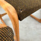Set of 6 wooden chairs sled baumann vintage / year 60