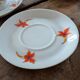 Service Winterling 70s – flamboyant floral orange décor