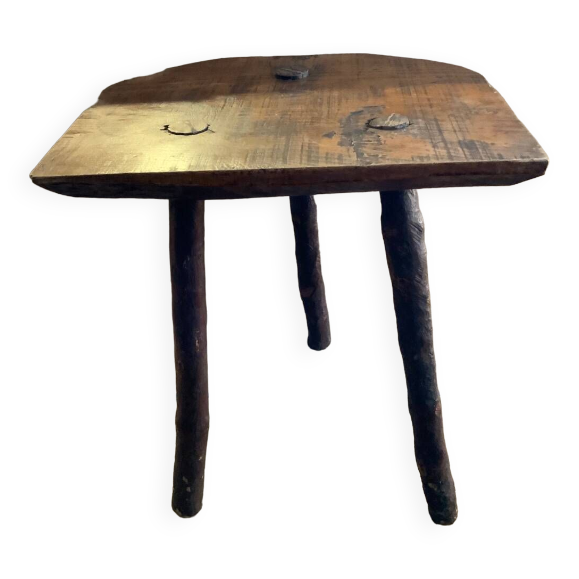 Cowherd stool Selency x Monoprix Croisé Laroche