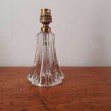Pied de lampe en cristal