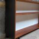 Seventies wood and metal library