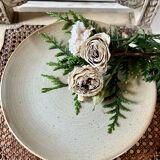 Set of 4 vintage stoneware plates