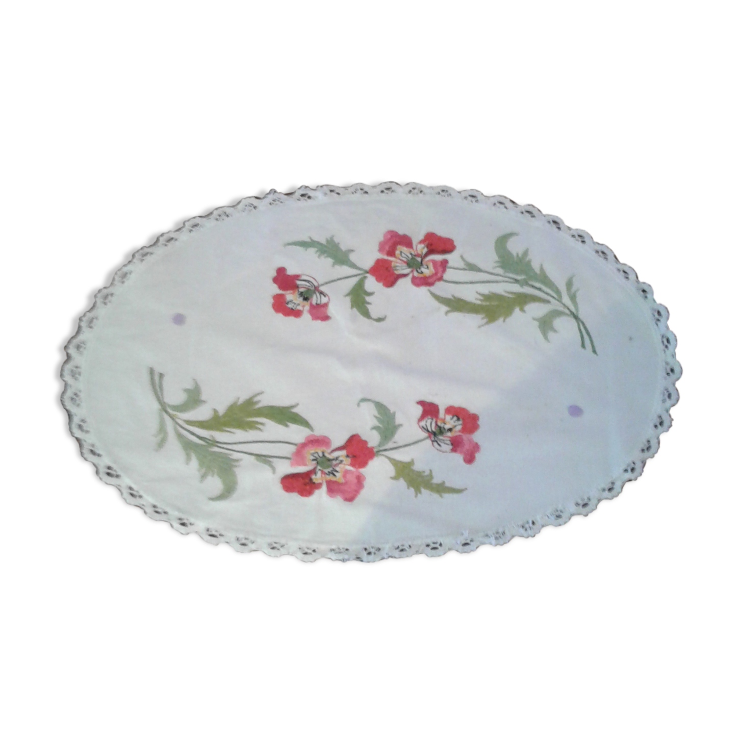 Embroidered placemat