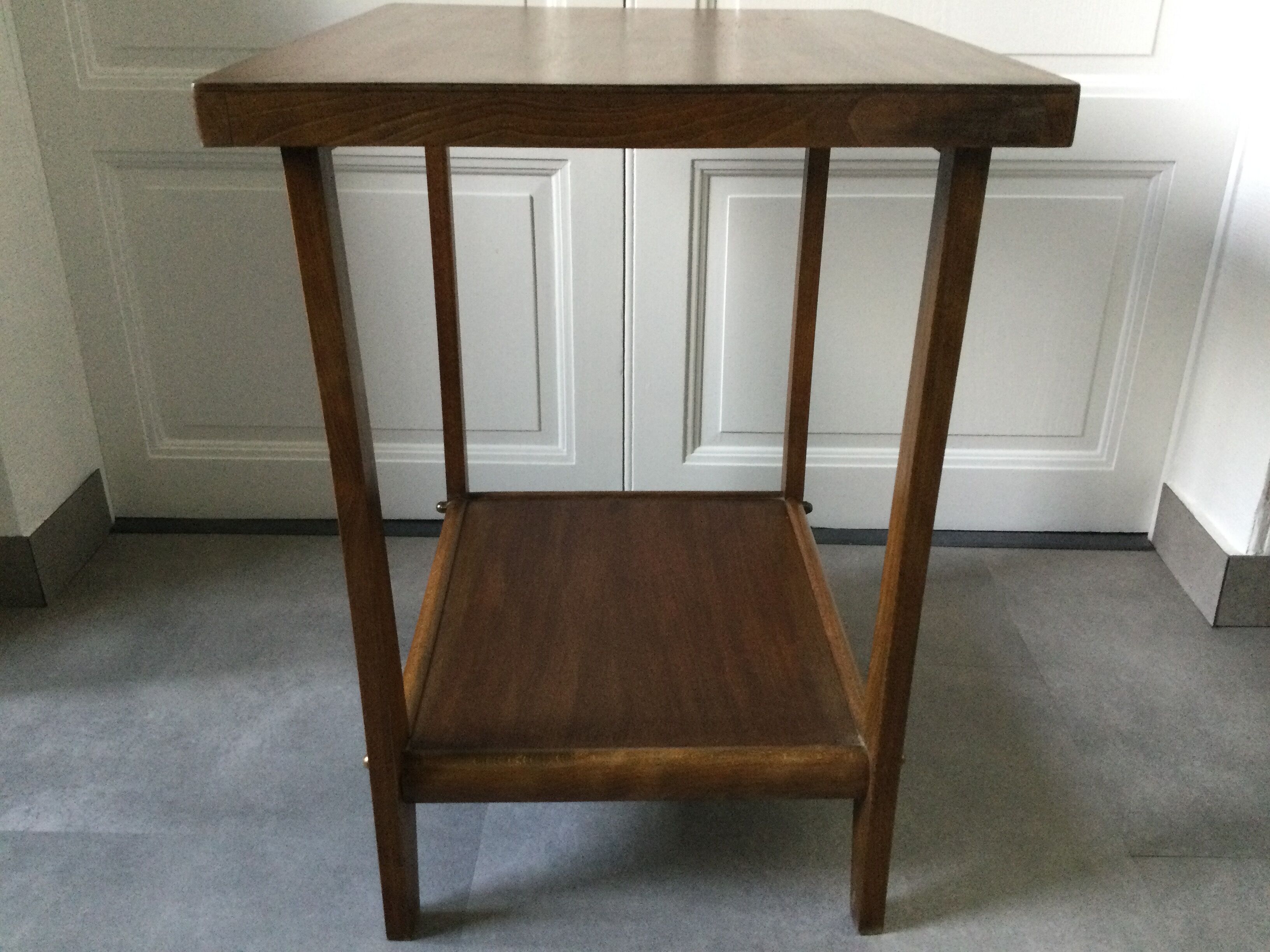 50s wood console art deco style