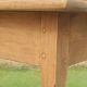 Antique solid oak desk with steps – 5 drawers