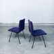 Set of Mid-Century Modern Robin Chairs by Pierre Guariche for Meurop, Belgium, 1950s