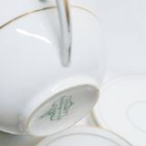 Charles Ahrenfeldt for Limoges art deco teacups
