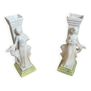 Paire de vase art déco - ancien