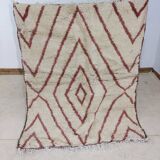 Handmade moroccan berber rug 160 x 128 cm