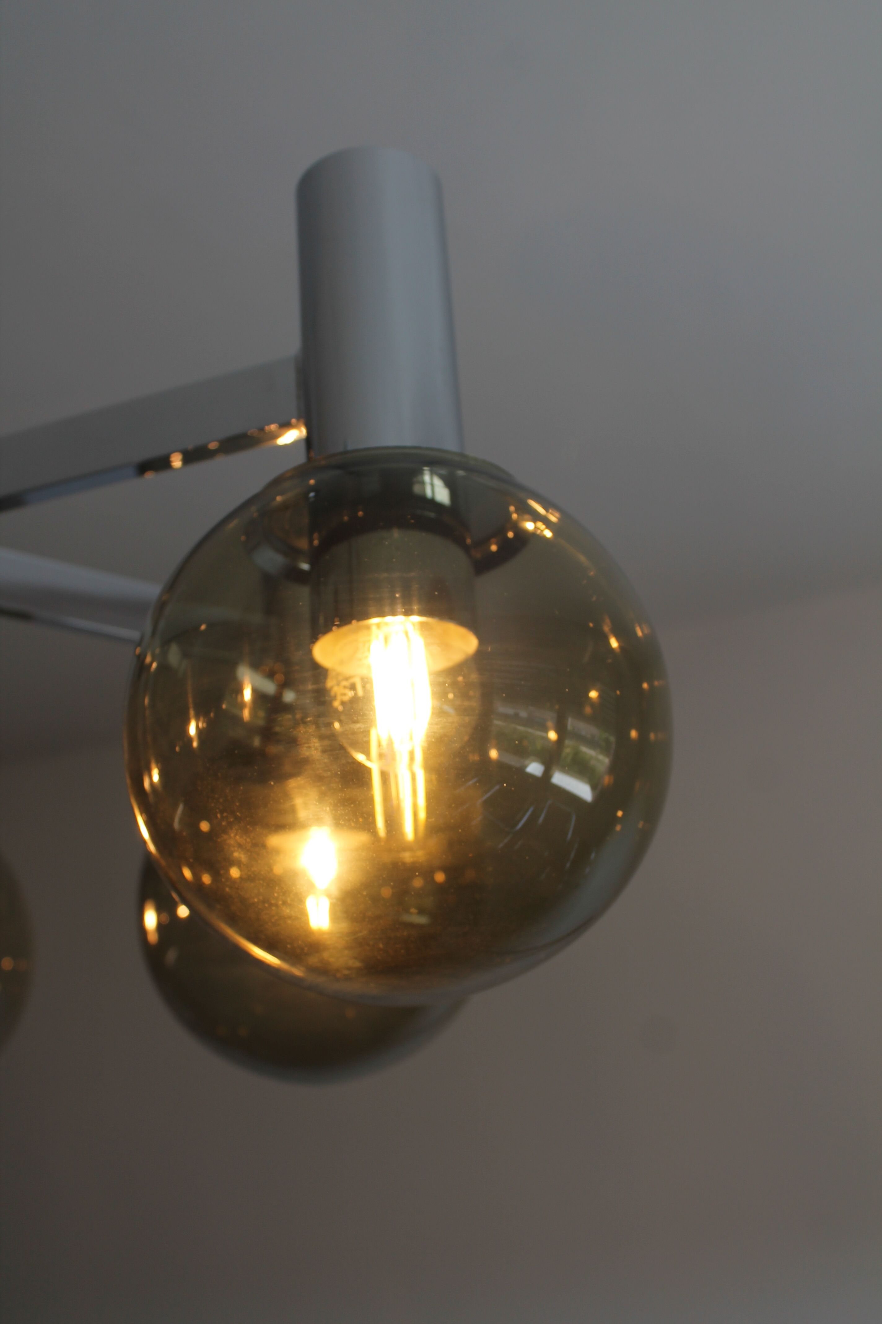 Sputnik chandelier by Kaiser Leuchten vintage 1960