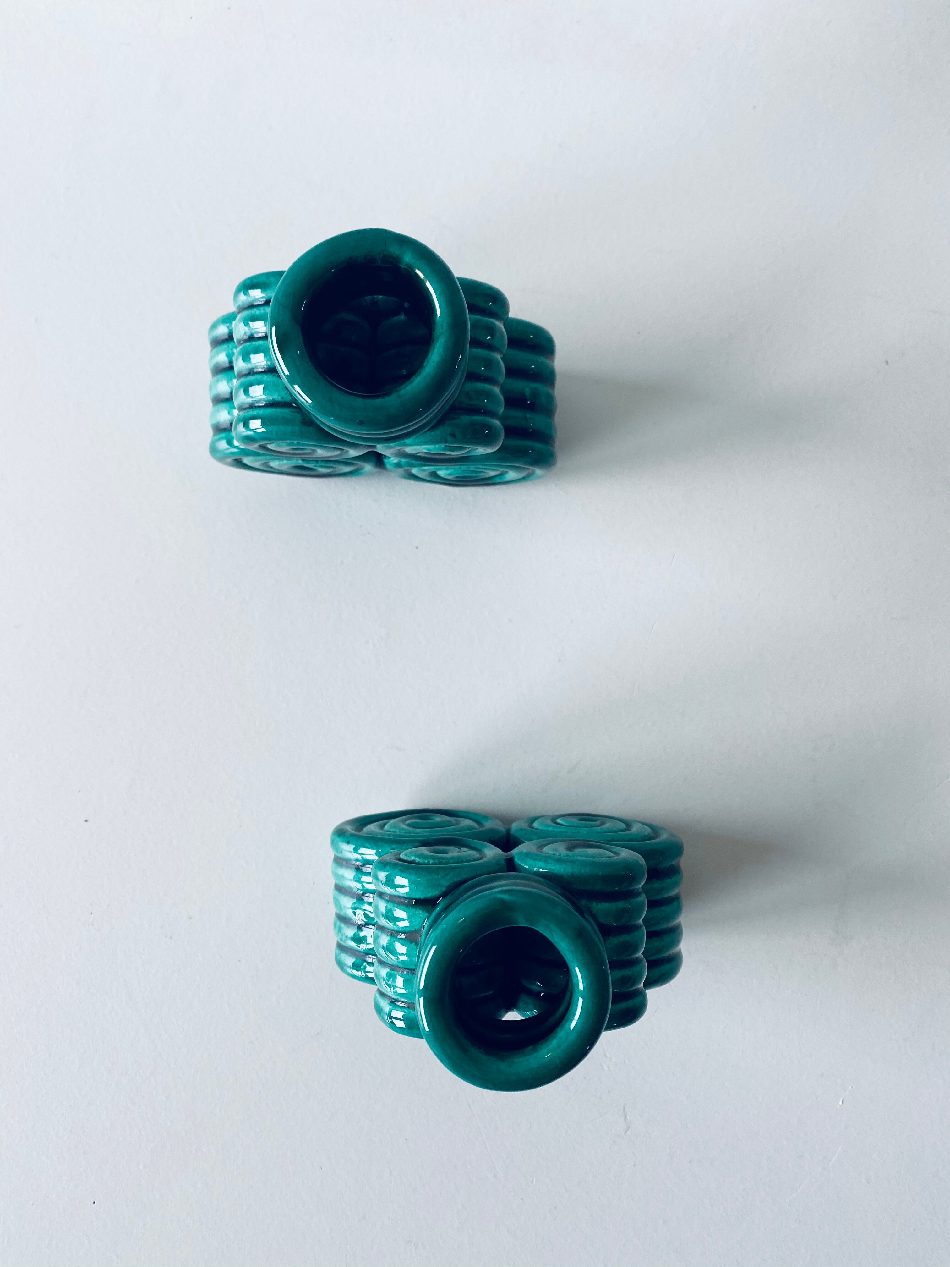 Pair of Vallauris candlesticks
