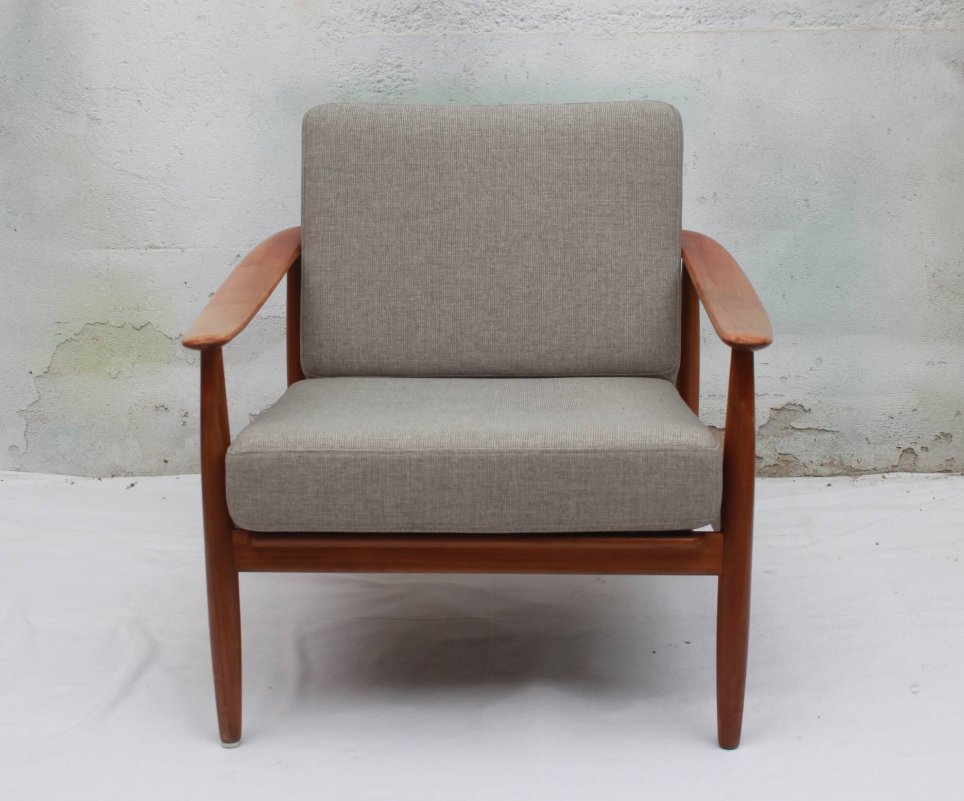 1960s armchair in cherrywood
