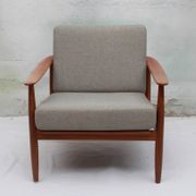 1960s armchair in cherrywood