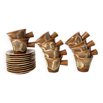 Fat lava ceramic coffee mugs from the 70s
