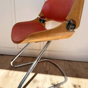Suite of four space age chairs, 60s