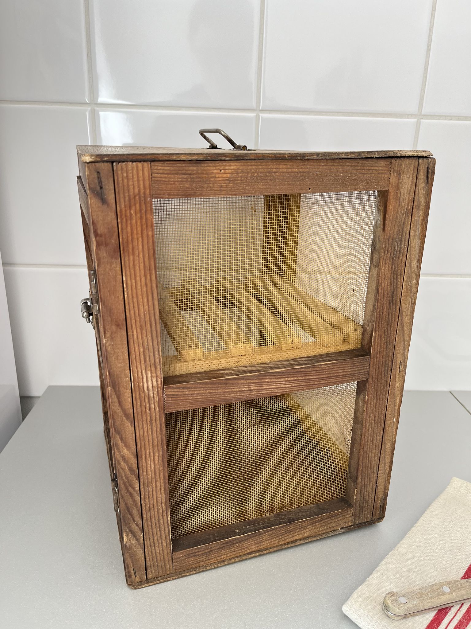 Old wooden pantry