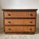 Commode en rotin et bambou Maugrion Roche Bobois