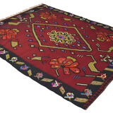 Anatolian handmade kilim rug 285 cm x 218 cm
