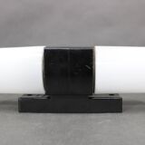 Mid-century Czech wall light in bakelite and glass, 1960s