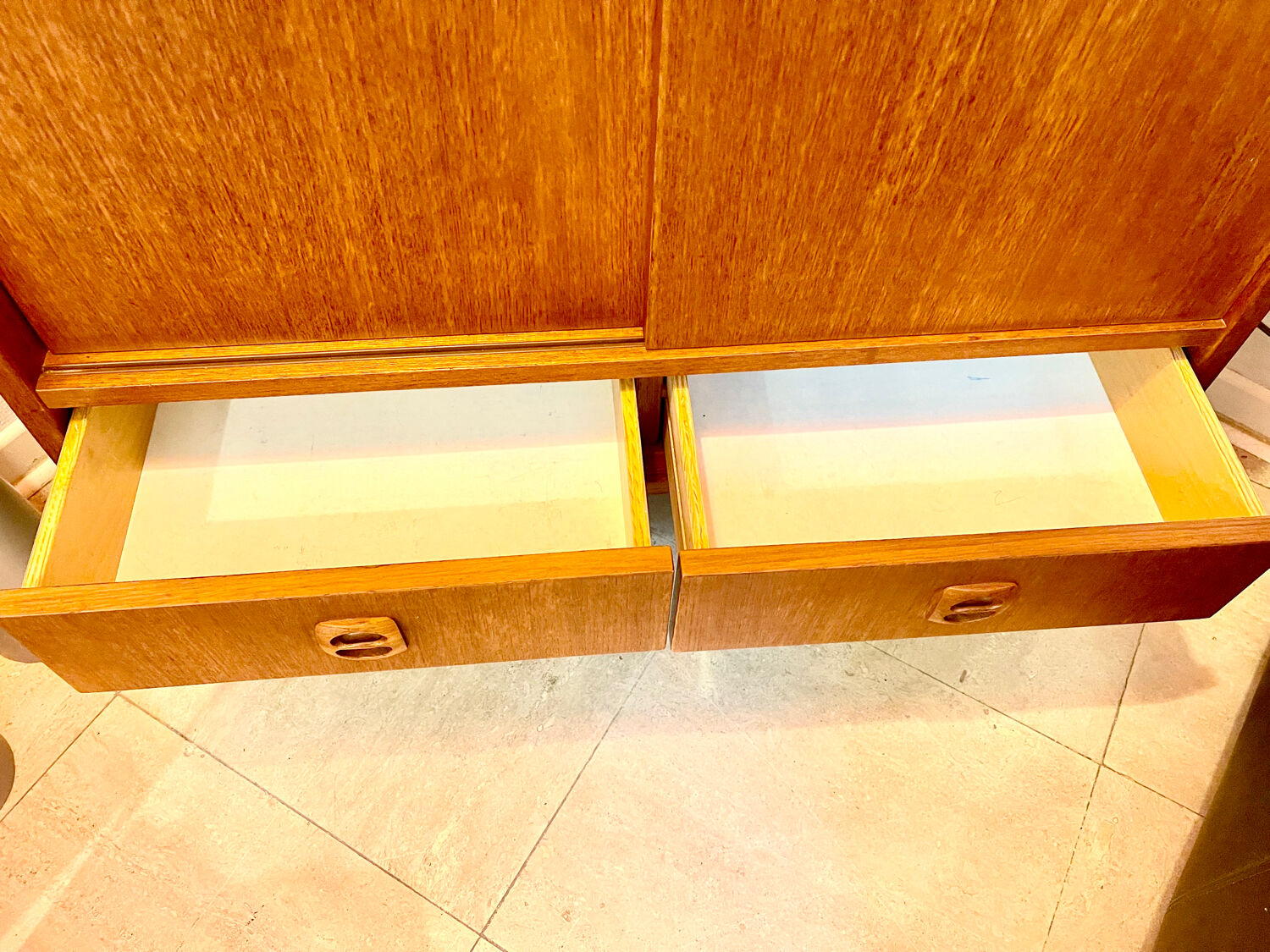 Vintage Scandinavian bar cabinet – compact sideboard from the 1960s