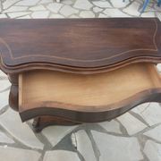 Late 19th century walnut console table
