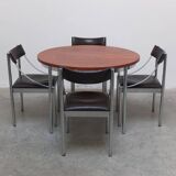 Round dining table in the style of Alfred Hendrickx, 1960s