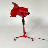 Vintage red cinema projector lamp 1970