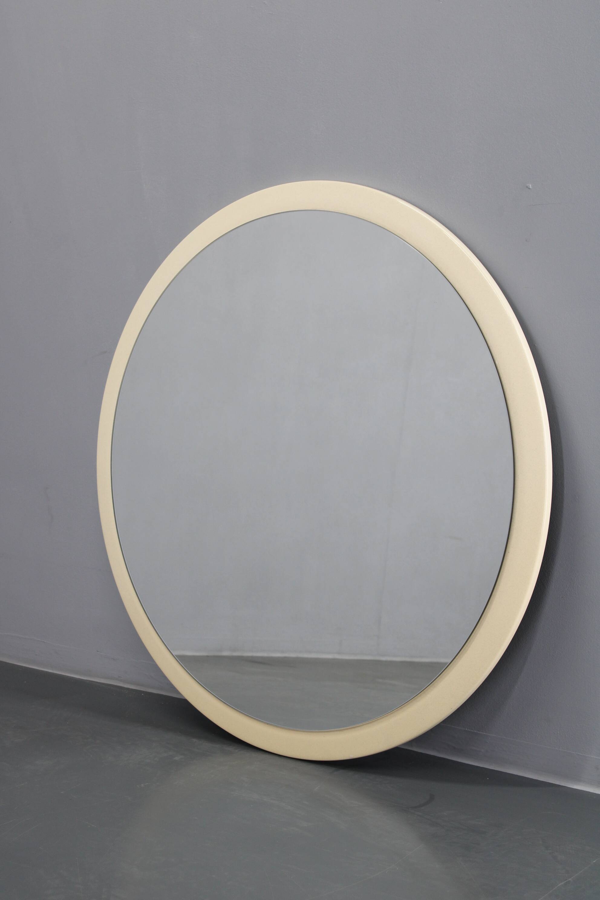 1970s Round Mirror , Italy