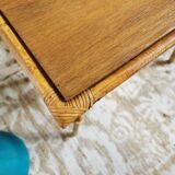 Vintage rattan desk from the 60s