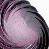 Purple murano glass ashtray