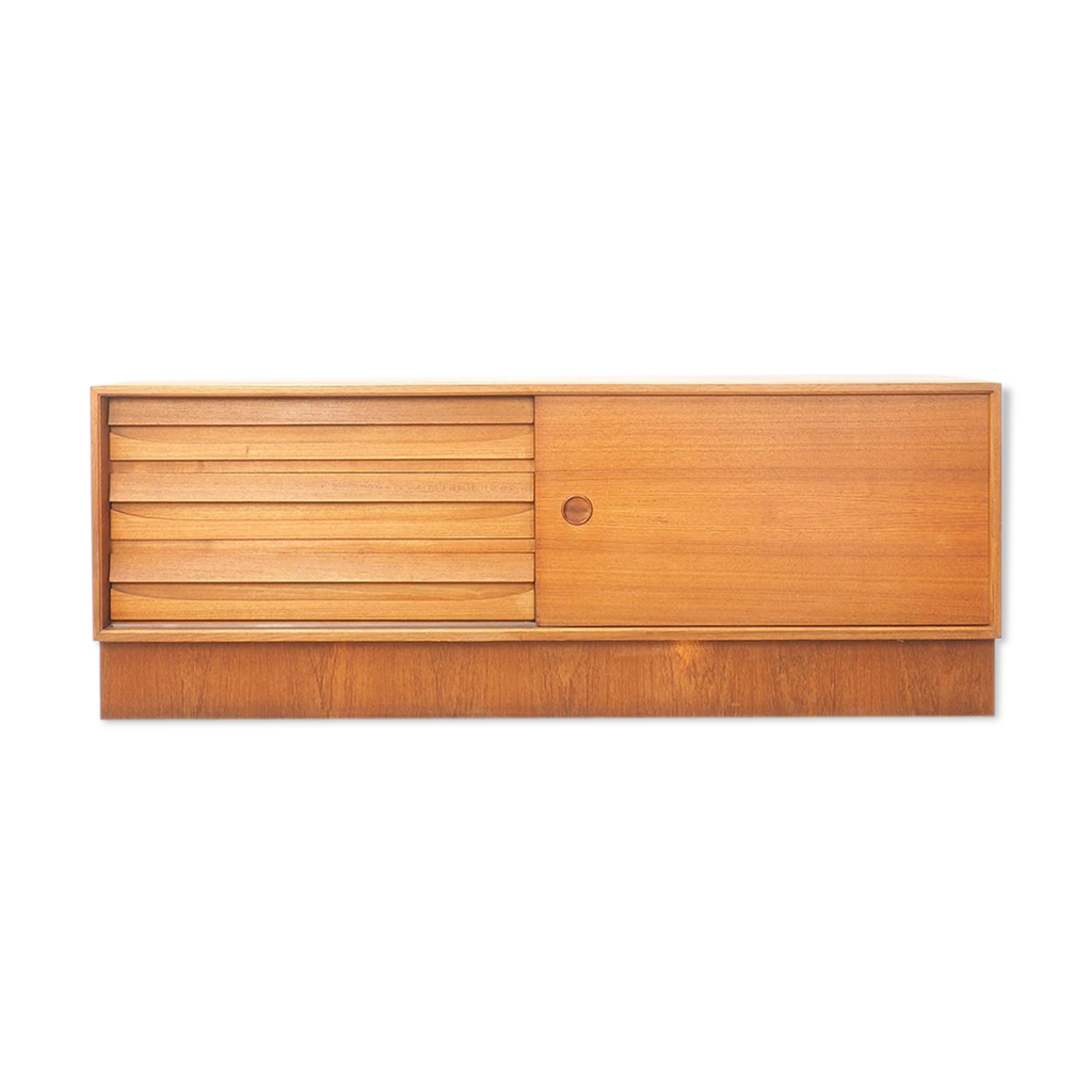 Danish sideboard with sliding door Selency