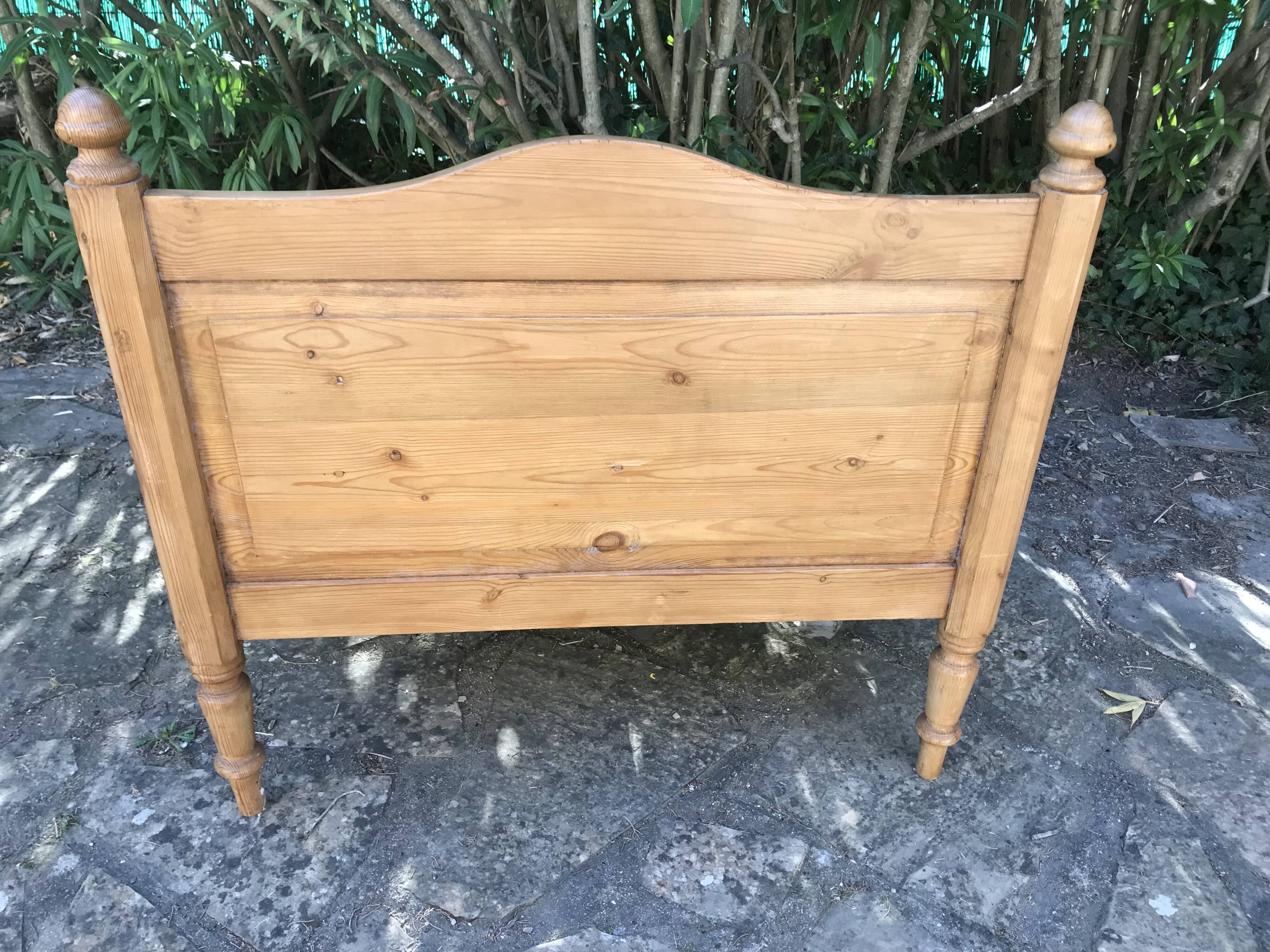 Vintage pine chest bench