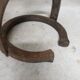 Brutalist wrought iron chain floor lamp 1960s