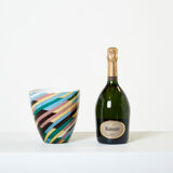 Laura de Santillana for Venini blown glass vase Klee 1984