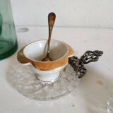 Silver and porcelain cockroaches