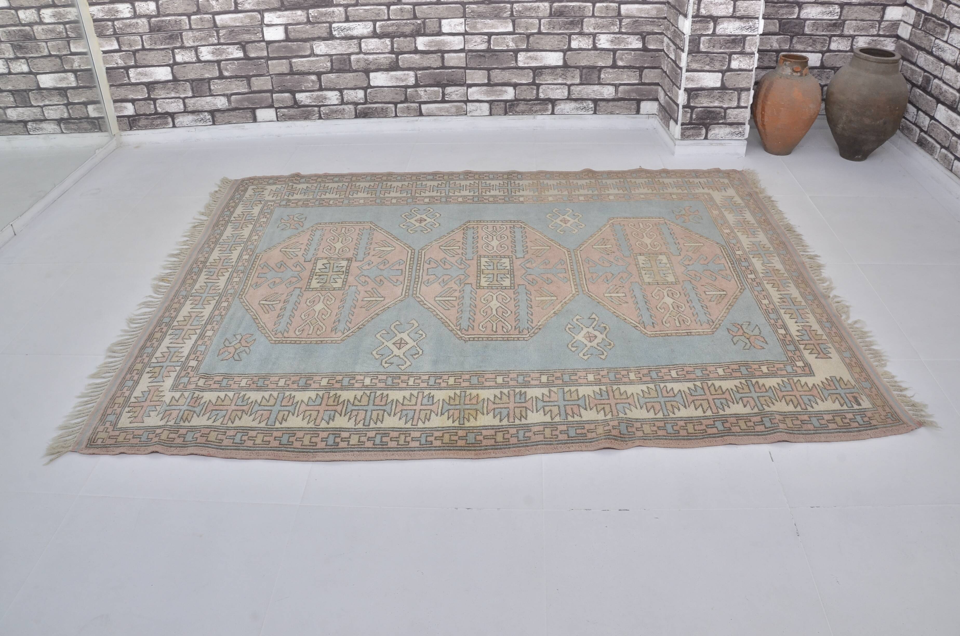Vintage Oushak Anatolian Kurdish Rug sku1187