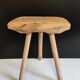 Tabouret en bois brut