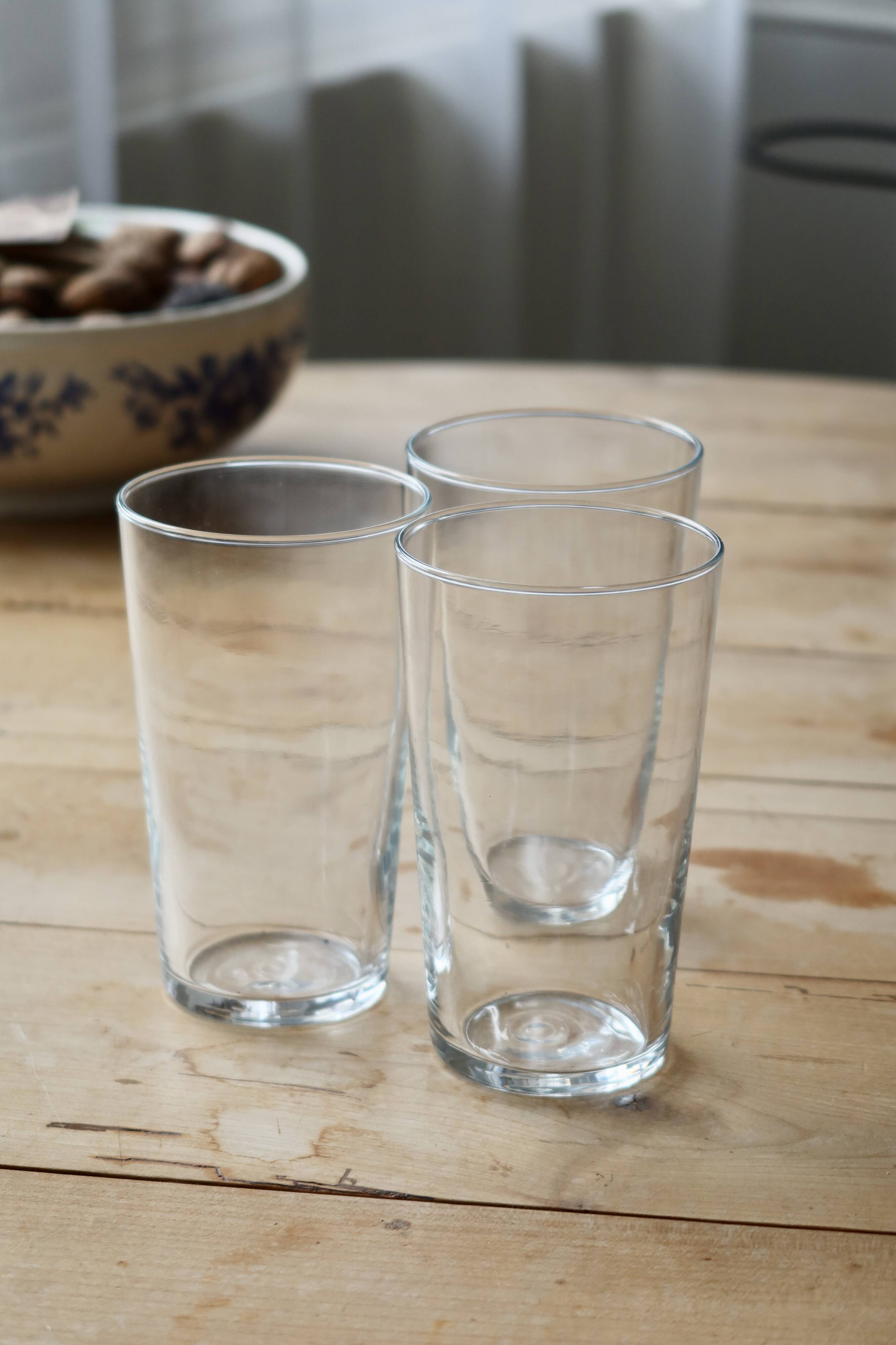 3 Vintage Beer / Pint Glasses - 1950s