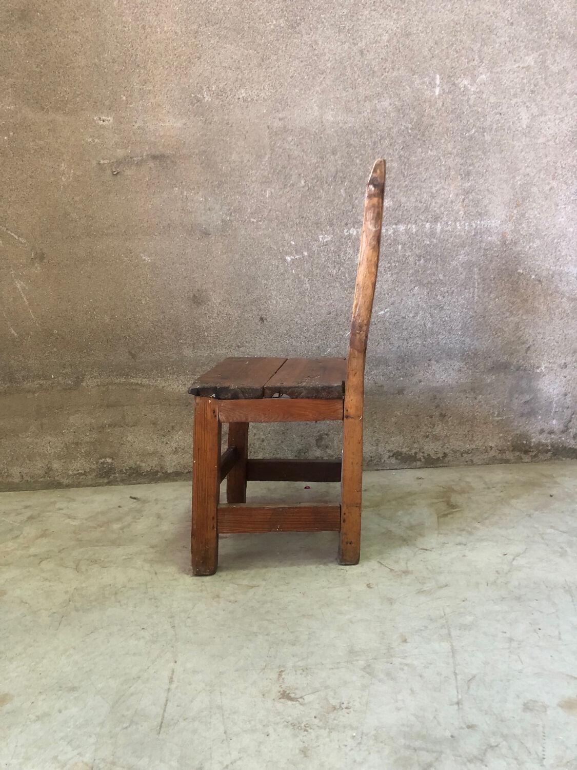 Old Savoyard chair folk art