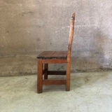 Old Savoyard chair folk art