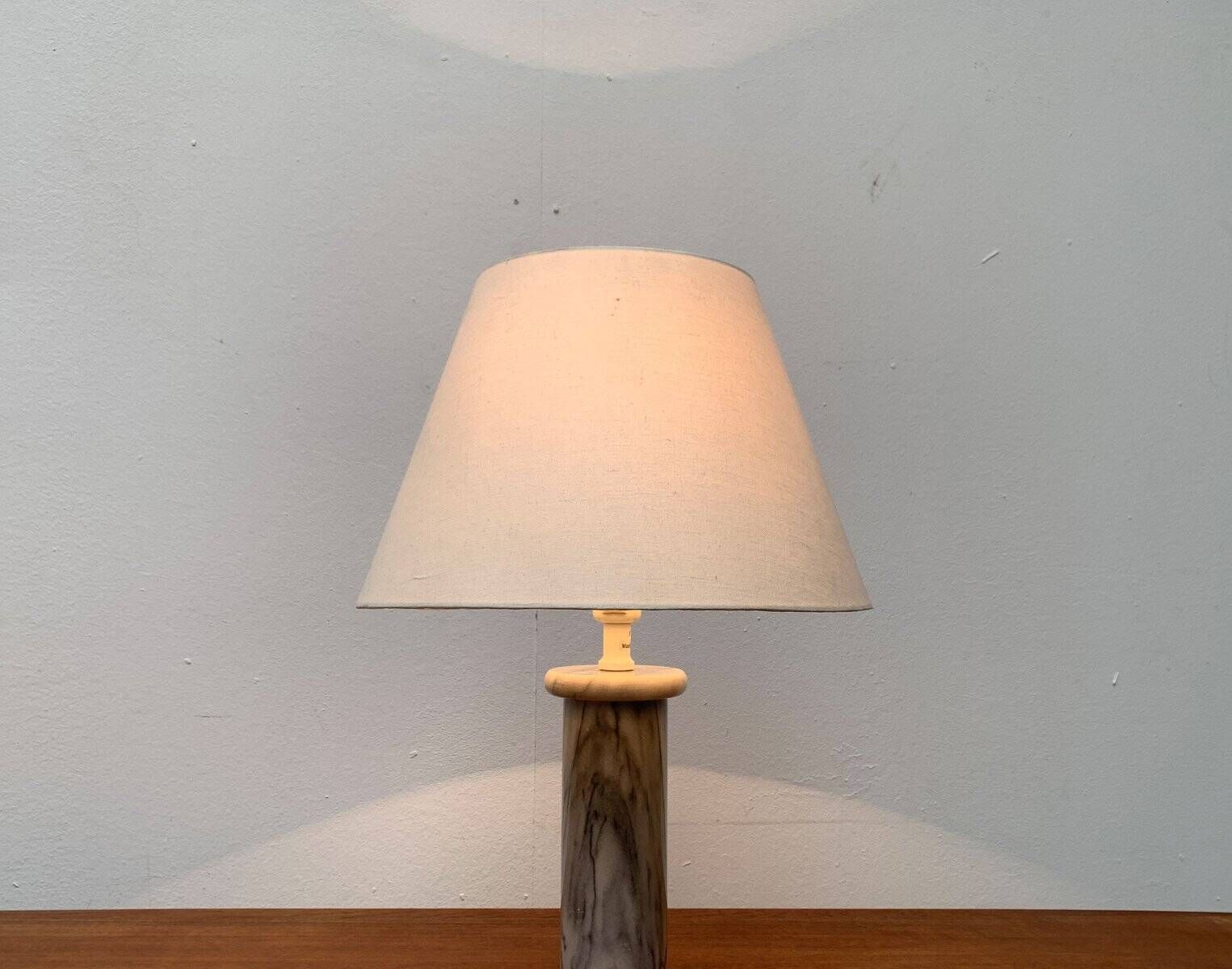 Lampe de table en marbre postmoderne vintage d'Ikea, années 1980